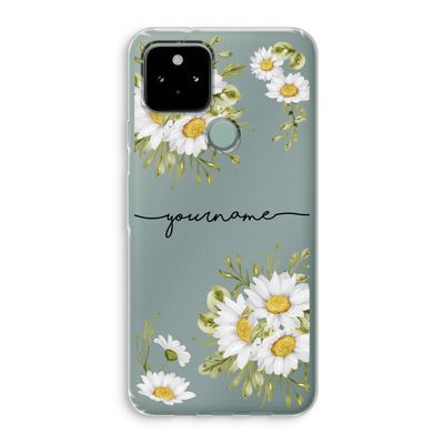 Daisies: Google Pixel 5 Transparant Hoesje