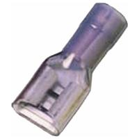 Intercable 180882 Platte stekker (female) Insteekbreedte: 4.80 mm Insteekdikte: 0.80 mm Volledig geïsoleerd Blauw 1 stuk(s)