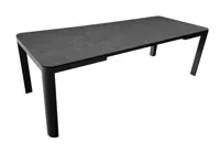 Vita Alma Tafel Uitschuifbaar 160 x 90 tot 210 x 90 Graphite / Dark Antraciet