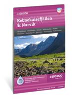 Wandelkaart Fjällkartor 1:100.000 Kebnekaisefjällen & Narvik | Zweden | Calazo