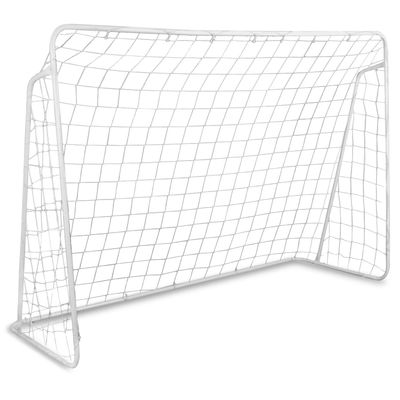 Viking Choice Voetbaldoel XL 300x200x120 cm - Lichtgewicht - Wit Viking Choice Voetbaldoel XL 300x200x120 cm - Lichtgewicht - Wit