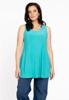 Yoek Top flare | Turquoise | Maat 46/48