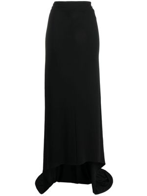 Magda Butrym jupe longue à coupe asymétrique - Noir