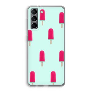 Waterijsje: Samsung Galaxy S21 Transparant Hoesje