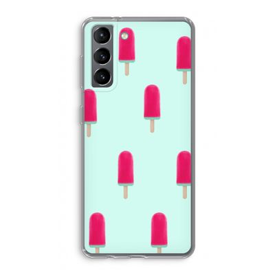 Waterijsje: Samsung Galaxy S21 Transparant Hoesje