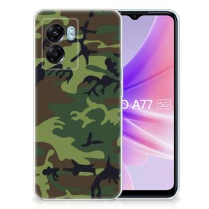 OPPO A77 | A57 5G TPU bumper Army Dark