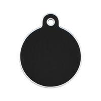 Naamplaatje voor halsband Imarc Circle Zwart