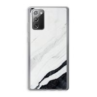 Elegante marmer: Samsung Galaxy Note 20 / Note 20 5G Transparant Hoesje