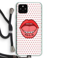 Yolo Denise: Pixel 5a 5G Transparant Hoesje met koord