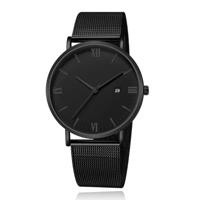 LGT JWLS Herenhorloge met Mesh Band - Zwart