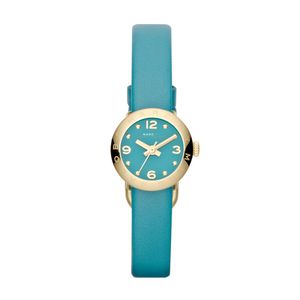 Horlogeband Marc by Marc Jacobs MBM1253 Leder Turquoise 10mm