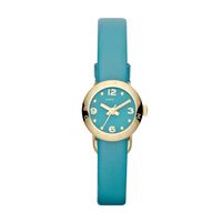 Horlogeband Marc by Marc Jacobs MBM1253 Leder Turquoise 10mm