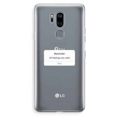 Reminder: LG G7 Thinq Transparant Hoesje