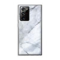 Witte marmer: Samsung Galaxy Note 20 Ultra / Note 20 Ultra 5G Transparant Hoesje