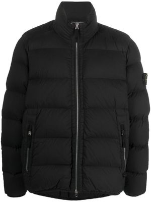 Stone Island doudoune à patch Compass - Noir