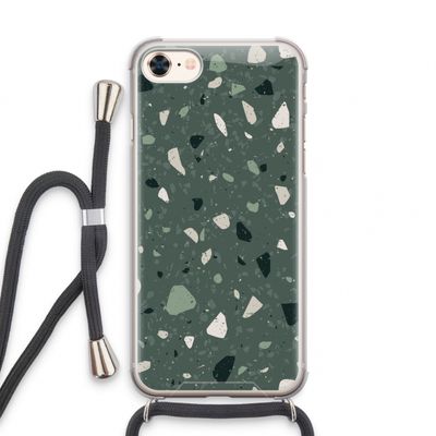 Terrazzo N°19: iPhone 8 Transparant Hoesje met koord