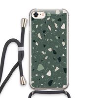 Terrazzo N°19: iPhone 8 Transparant Hoesje met koord