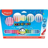 Viltstift maped colorpeps long life set 24 kleuren