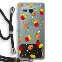 Chicken 'n Fries: Sony Xperia XZ2 Compact Transparant Hoesje met koord