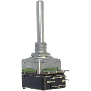 Potentiometer Service RD1601SF-20B4-30R6-B1K 63250-01402-5832/B1K Draaipotmeter 1-slag, Met druk-trekschakelaar Mono 0.2 W 1 kΩ 1 stuk(s)