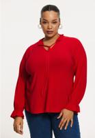 Yoek Tuniek met ruches | Rood | Maat 58/60