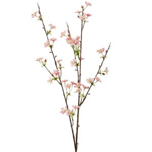 1x Luxe roze appelbloesem takken kunstbloemen 85 cm