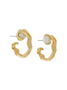 Coup De Coeur liquid hoop earrings - Or