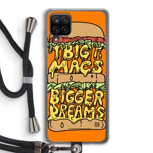 Big Macs Bigger Dreams: Samsung Galaxy A12 Transparant Hoesje met koord