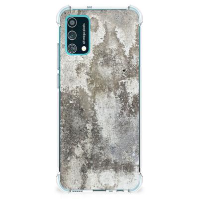 Samsung Galaxy M02s | A02s Anti-Shock Hoesje Beton Print Samsung Galaxy M02s | A02s Anti-Shock Hoesje Beton Print