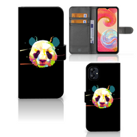 Samsung Galaxy A04e Leuk Hoesje Panda Color - thumbnail