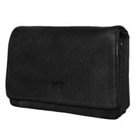 Bear Design Portemonnee met Overslag S Cow Lavato Zwart