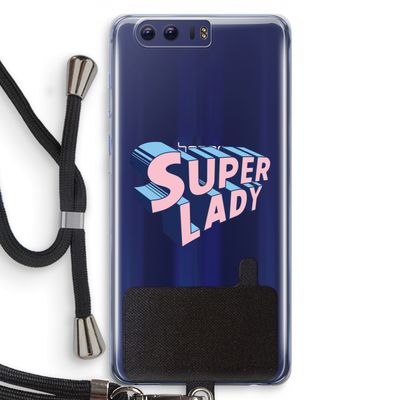 Superlady: Honor 9 Transparant Hoesje met koord