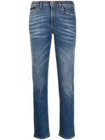 Philipp Plein jean droit à taille haute - Bleu - thumbnail