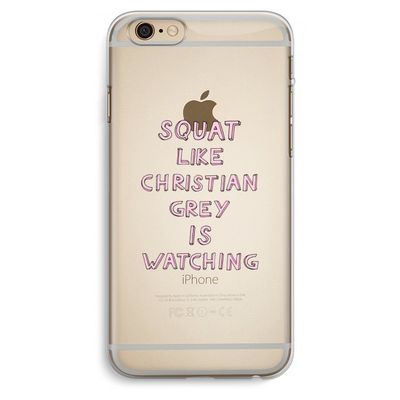 Christian Grey: iPhone 6 Plus / 6S Plus Transparant Hoesje
