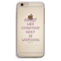Christian Grey: iPhone 6 Plus / 6S Plus Transparant Hoesje