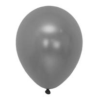 Zilveren Ballonnen (10 stuks / 30 CM)