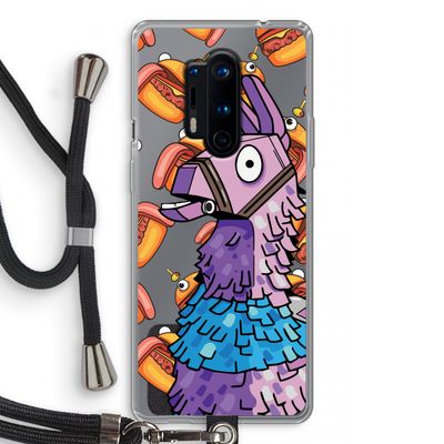 Loot Burger: OnePlus 8 Pro Transparant Hoesje met koord