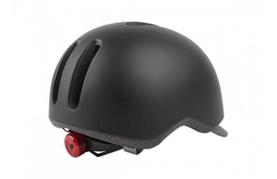 Polisport helm commuter mat zwart/grijs m 54-58cm