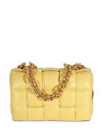 Bottega Veneta Pre-Owned sac porté épaule Cassette à détail de chaîne - Jaune