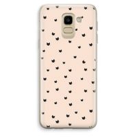 Kleine kattenkopjes: Samsung Galaxy J6 (2018) Transparant Hoesje