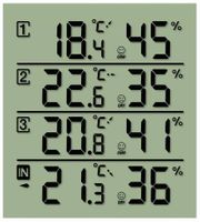 Bresser Optics 7000020CM3000 insteekthermometer Elektronische omgevingsthermometer Binnen/buiten Zwart, Wit - thumbnail