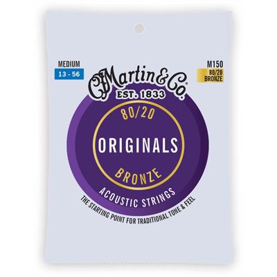 Martin M150 Akoestische Gitaarsnaren (13-56) Bronze, Medium