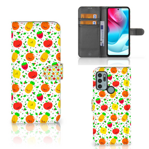 Motorola Moto G60s Book Cover Fruits