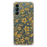 Samsung Galaxy A14 5G/4G Case Gouden Bloemen - thumbnail