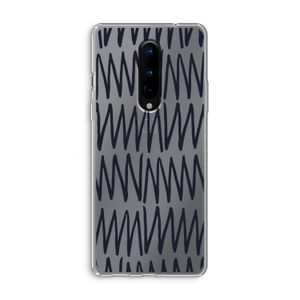 Marrakech Zigzag: OnePlus 8 Transparant Hoesje