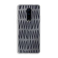 Marrakech Zigzag: OnePlus 8 Transparant Hoesje