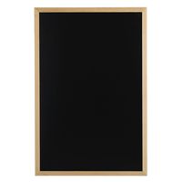 Krijtbord/schoolbord magnetisch - 40 x 60 cm - hout