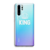 King zwart: Huawei P30 Pro Transparant Hoesje