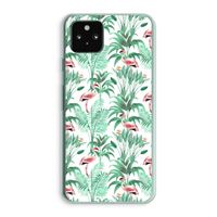Flamingo bladeren: Google Pixel 5a 5G Transparant Hoesje