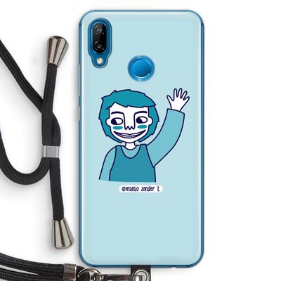 Zwaai: Huawei P20 Lite Transparant Hoesje met koord